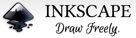 Inkscape vector drawing app logo and link